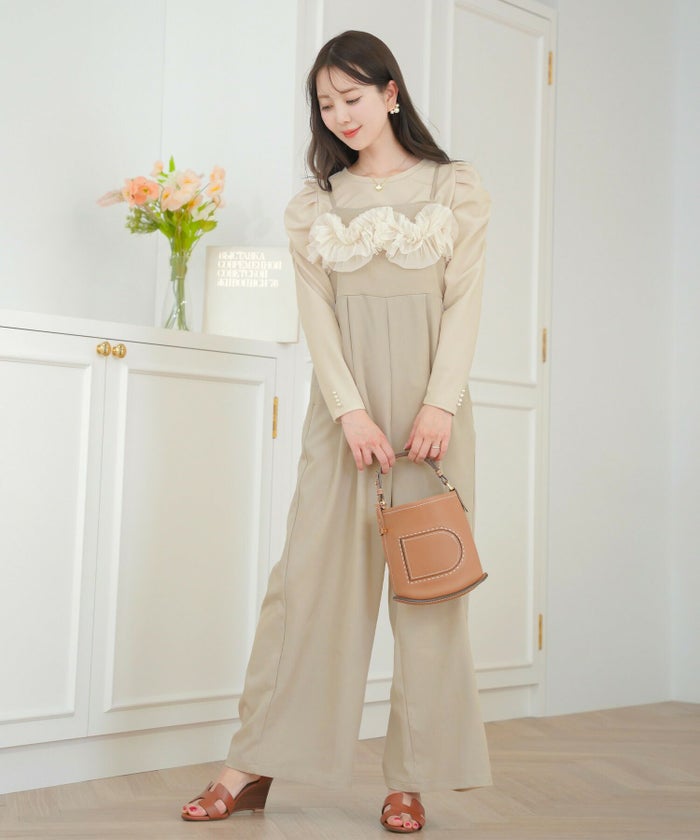 レディース/トップス/カットソー/シンプル/無地/ボーダー/マリン/カジュアル/伸縮/リブ/春/夏/秋/インナー/オフィスカジュアル/通勤/カジュアル/上品/エレガント/フェミニン/パワショル/長袖/8分袖