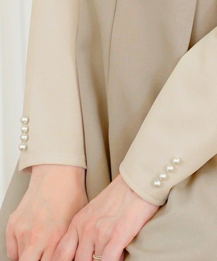 レディース/トップス/カットソー/シンプル/無地/ボーダー/マリン/カジュアル/伸縮/リブ/春/夏/秋/インナー/オフィスカジュアル/通勤/カジュアル/上品/エレガント/フェミニン/パワショル/長袖/8分袖