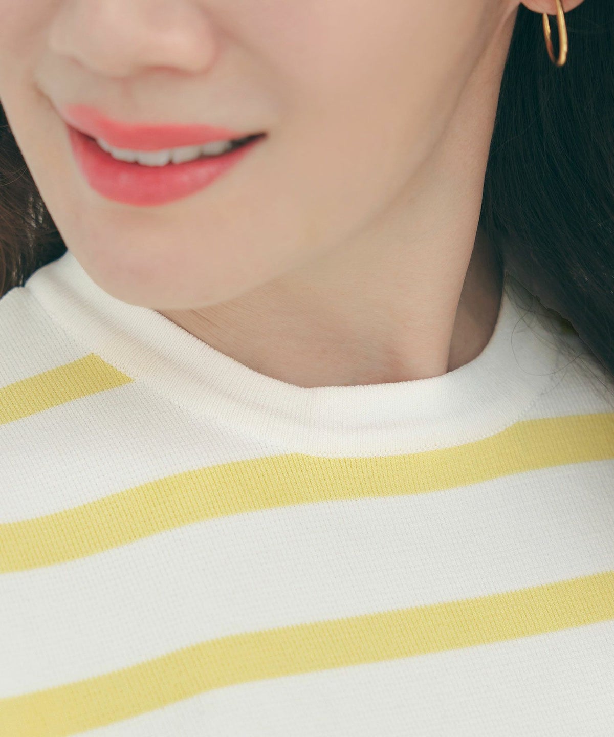 手洗い可体型カバーオフィスラウンドネック異素材おしゃれフェミニン上品大人可愛いきれいめシンプルカジュアル半袖ジョイントスペース