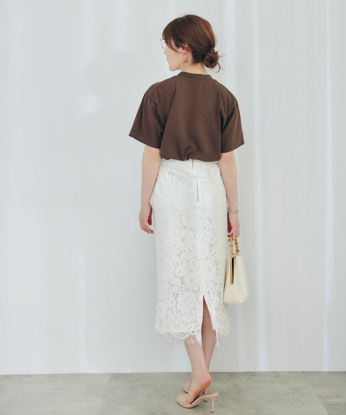 セットアップ対応可上品きれいめエレガントスカラップセレモニーフォーマルシアー春透け感フェミニンジョイントスペース