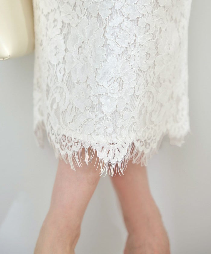 セットアップ対応可上品きれいめエレガントスカラップセレモニーフォーマルシアー春透け感フェミニンジョイントスペース