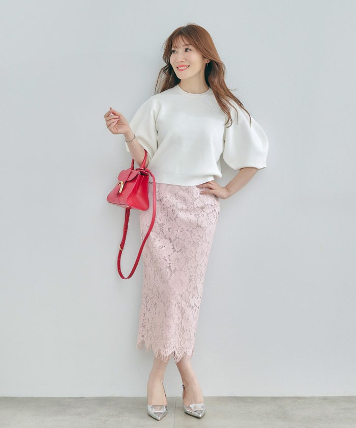 セットアップ対応可上品きれいめエレガントスカラップセレモニーフォーマルシアー春透け感フェミニンジョイントスペース