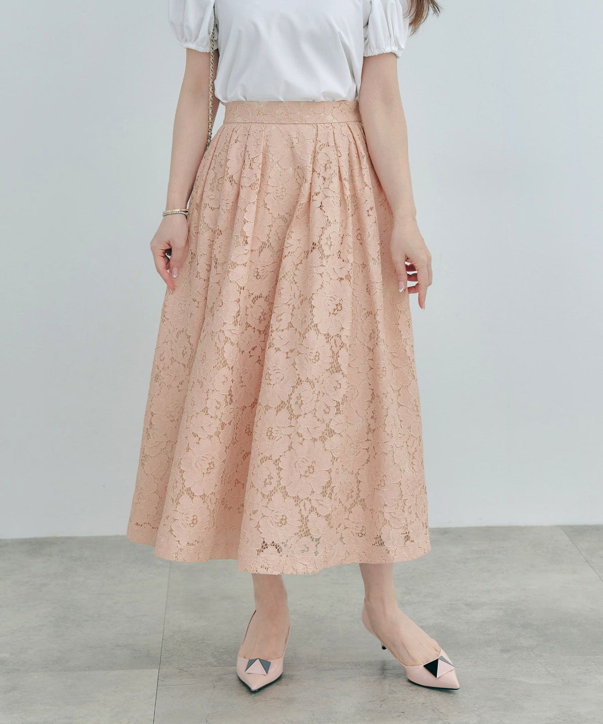 セットアップ対応可上品きれいめエレガントボリュームセレモニーフォーマルシアー春透け感フェミニンジョイントスペース