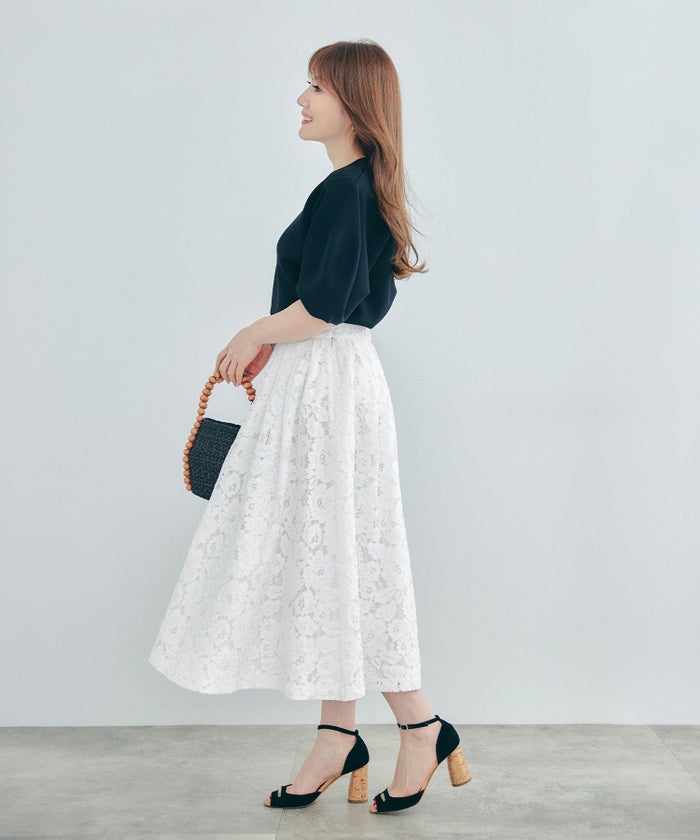 セットアップ対応可上品きれいめエレガントボリュームセレモニーフォーマルシアー春透け感フェミニンジョイントスペース