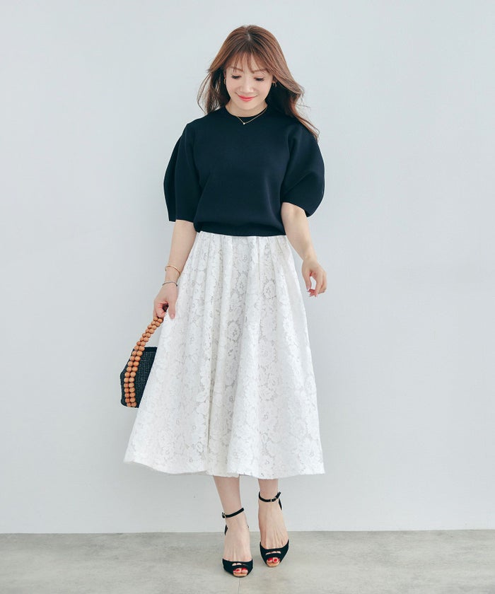 セットアップ対応可上品きれいめエレガントボリュームセレモニーフォーマルシアー春透け感フェミニンジョイントスペース