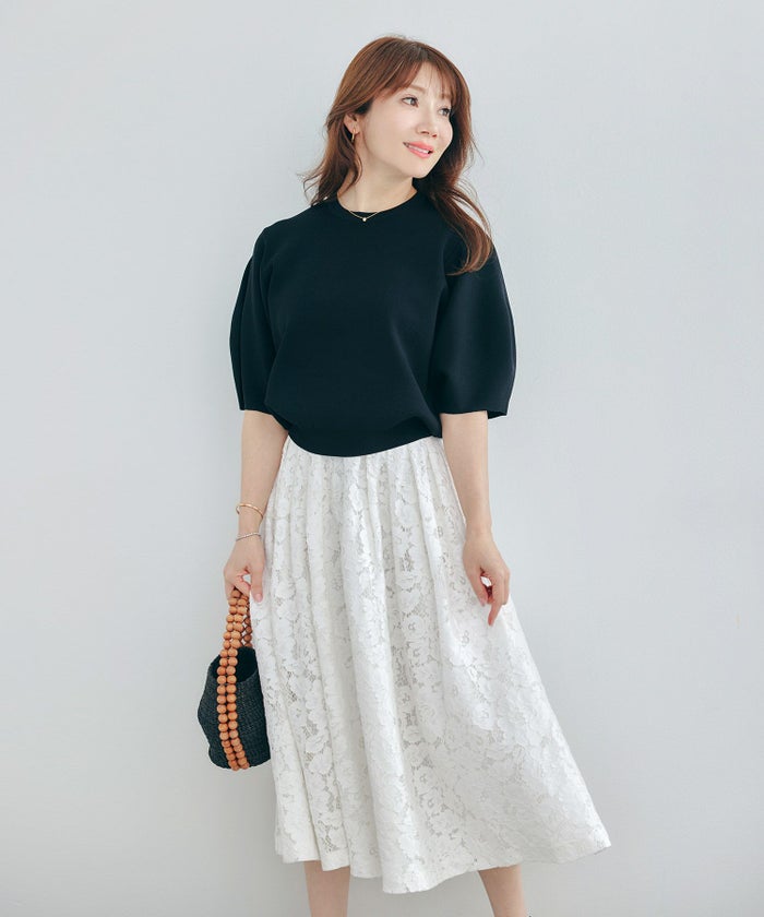 セットアップ対応可上品きれいめエレガントボリュームセレモニーフォーマルシアー春透け感フェミニンジョイントスペース