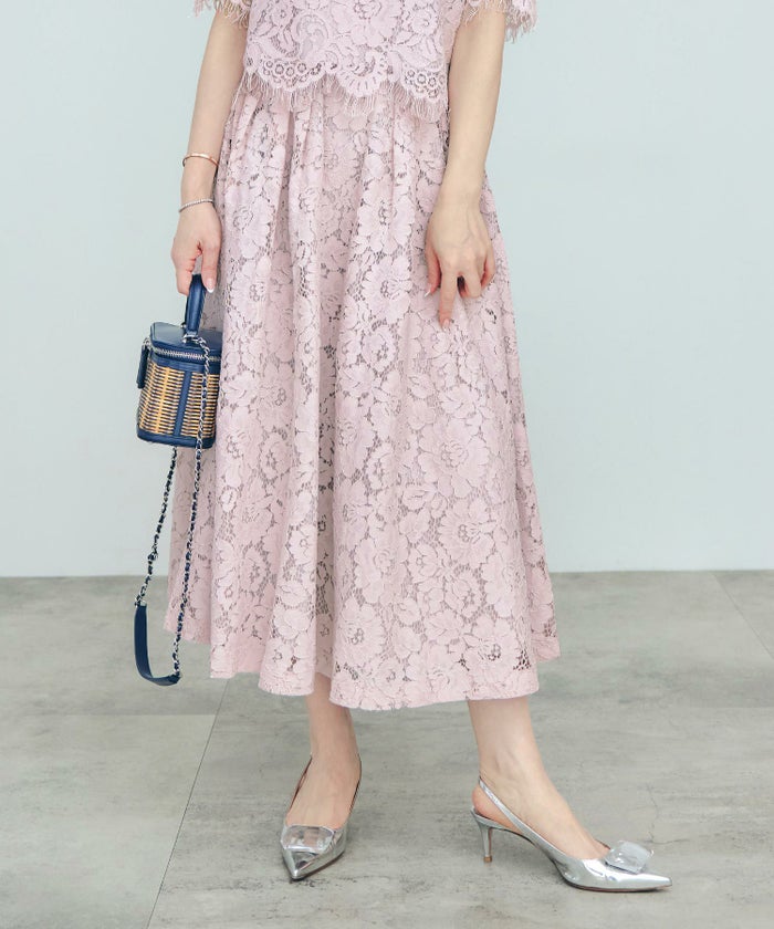 セットアップ対応可上品きれいめエレガントボリュームセレモニーフォーマルシアー春透け感フェミニンジョイントスペース