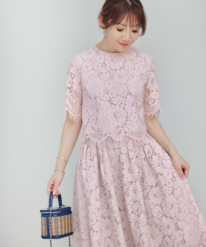 セットアップ対応可上品きれいめエレガントボリュームセレモニーフォーマルシアー春透け感フェミニンジョイントスペース