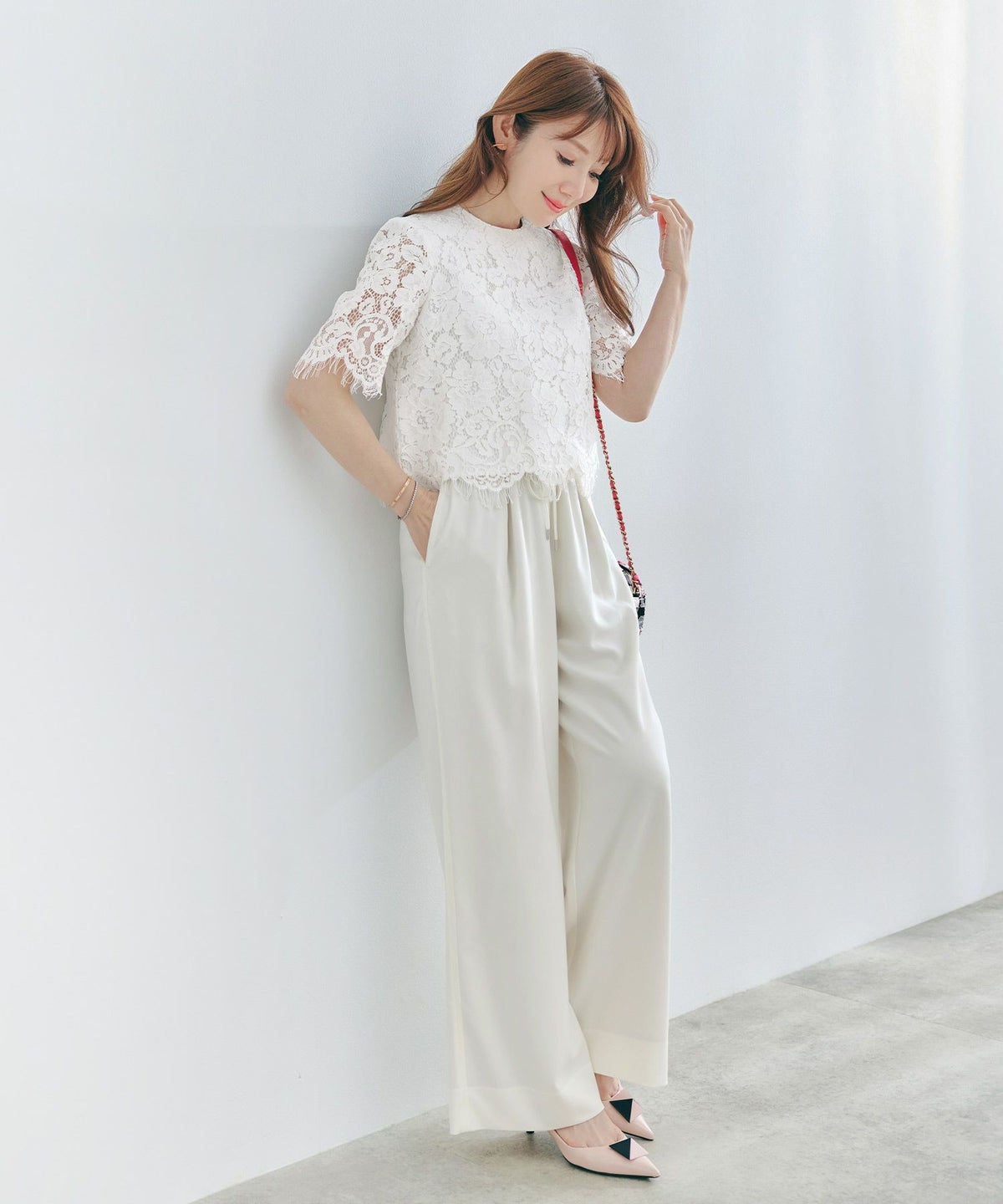 セットアップ対応可上品きれいめエレガントスカラップセレモニーフォーマルシアー春透け感フェミニンジョイントスペース