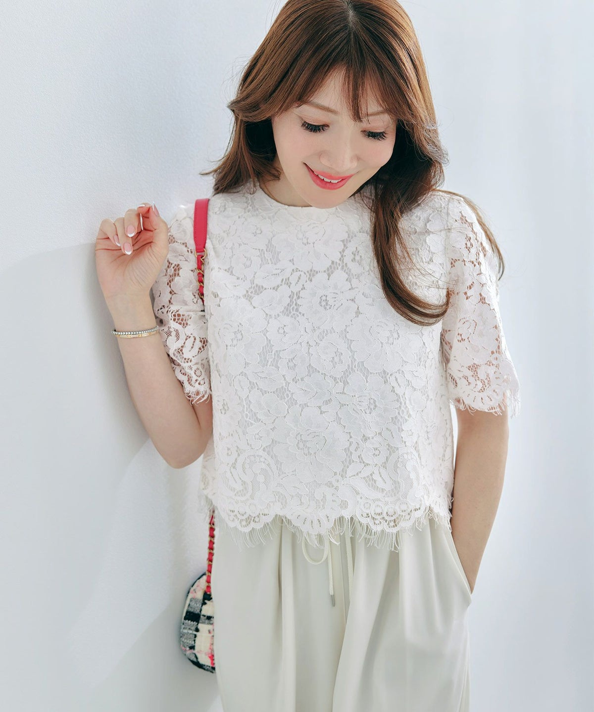 セットアップ対応可上品きれいめエレガントスカラップセレモニーフォーマルシアー春透け感フェミニンジョイントスペース