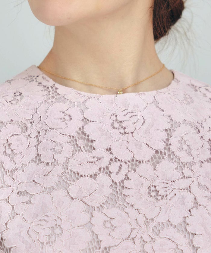 セットアップ対応可上品きれいめエレガントスカラップセレモニーフォーマルシアー春透け感フェミニンジョイントスペース