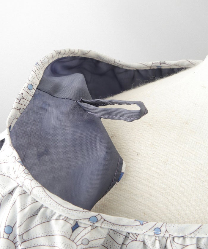 レディース/ワンピース/リゾート/ロングワンピース/リボンショルダー/ノースリーブ/シェル柄/花柄/S/M