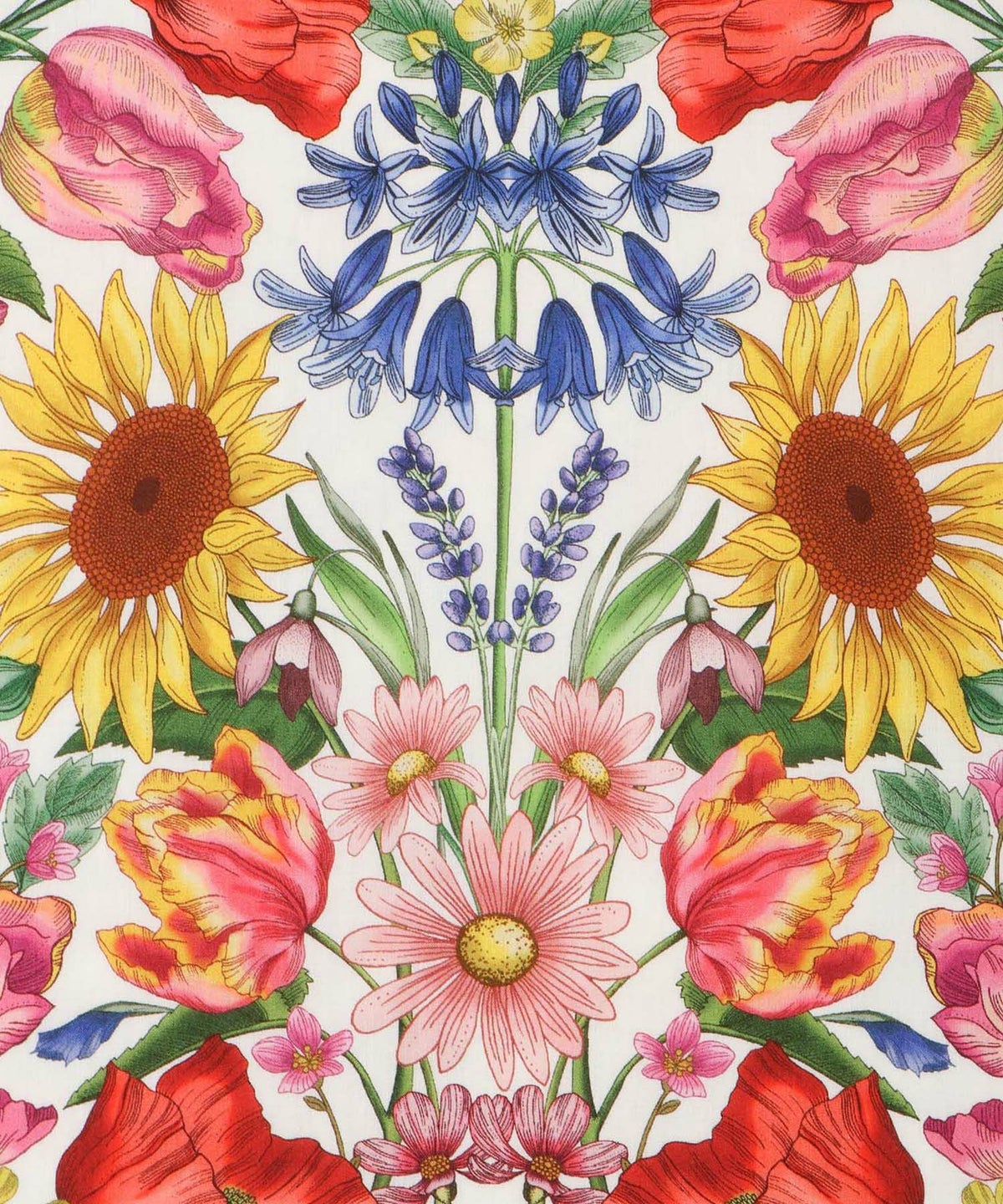 レディース ロングワンピース リゾート 花柄 リバティ柄 ノースリーブ/ミックス/イエロー/S/M