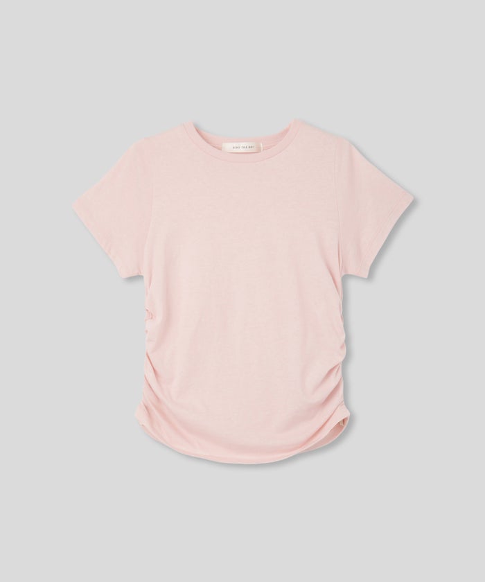 フィットTシャツ コンパクトT 半袖トップス きれいめカジュアル 着回し 細見え 華奢見え 韓国風 モード 通勤 デイリー 夏コーデ キノザケイ