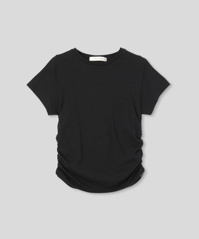 フィットTシャツ コンパクトT 半袖トップス きれいめカジュアル 着回し 細見え 華奢見え 韓国風 モード 通勤 デイリー 夏コーデ キノザケイ