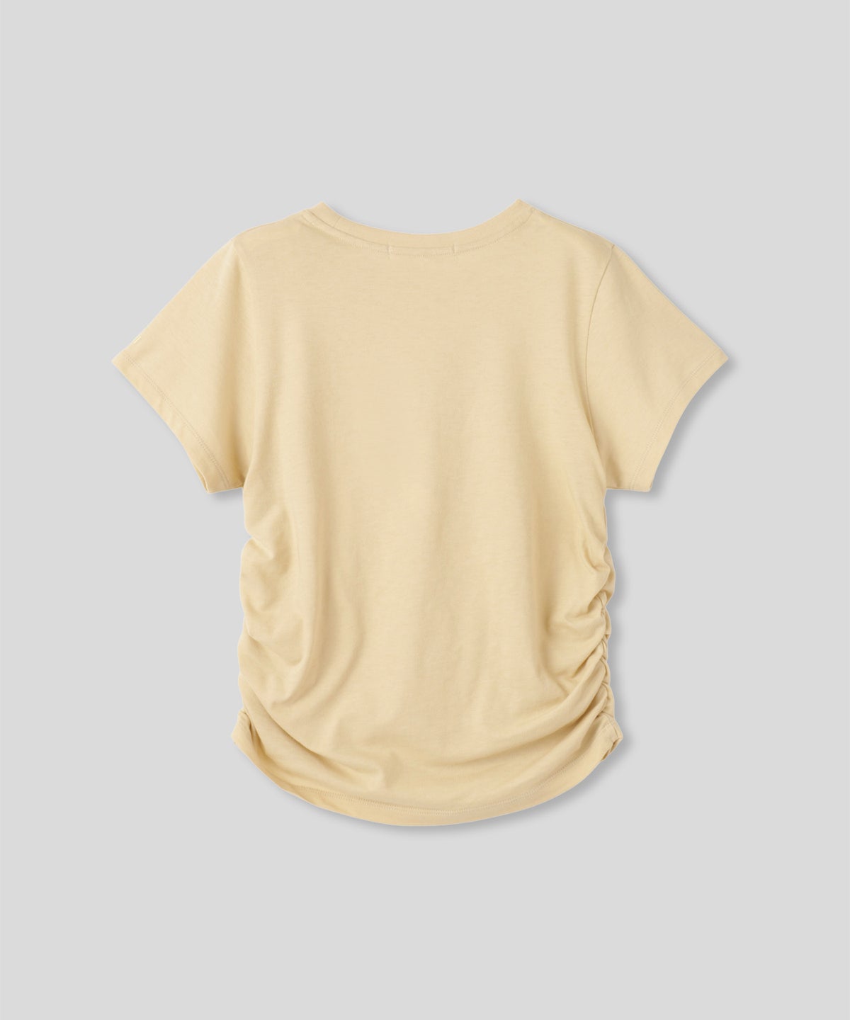 フィットTシャツ コンパクトT 半袖トップス きれいめカジュアル 着回し 細見え 華奢見え 韓国風 モード 通勤 デイリー 夏コーデ キノザケイ