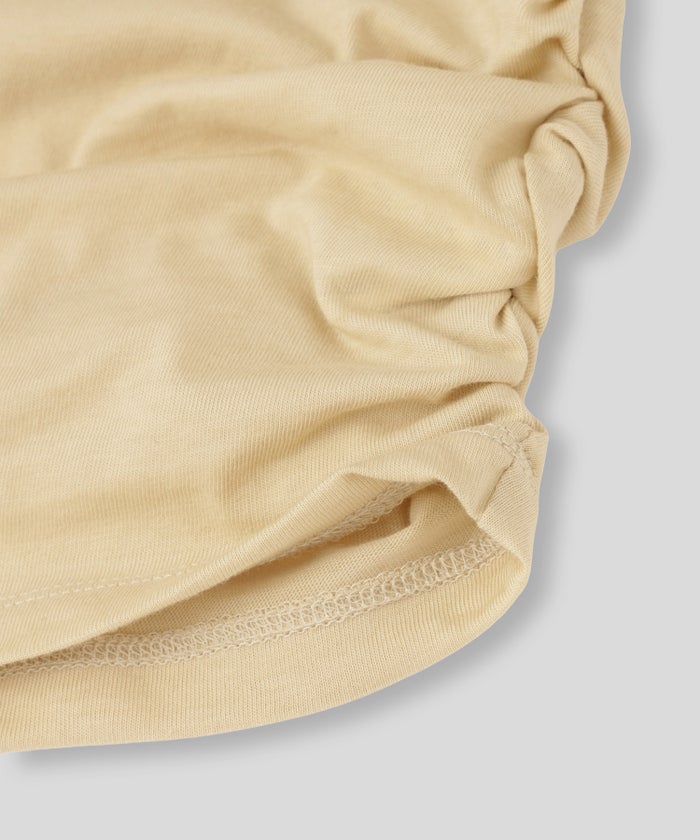 フィットTシャツ コンパクトT 半袖トップス きれいめカジュアル 着回し 細見え 華奢見え 韓国風 モード 通勤 デイリー 夏コーデ キノザケイ