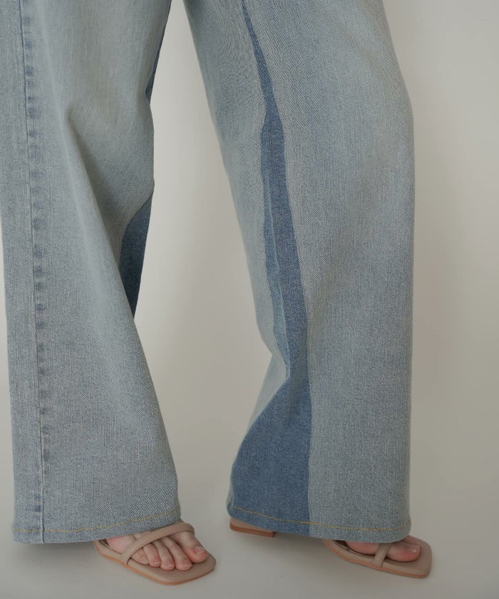 ラップ ウエスト ワイド デニム KINO THE KEI