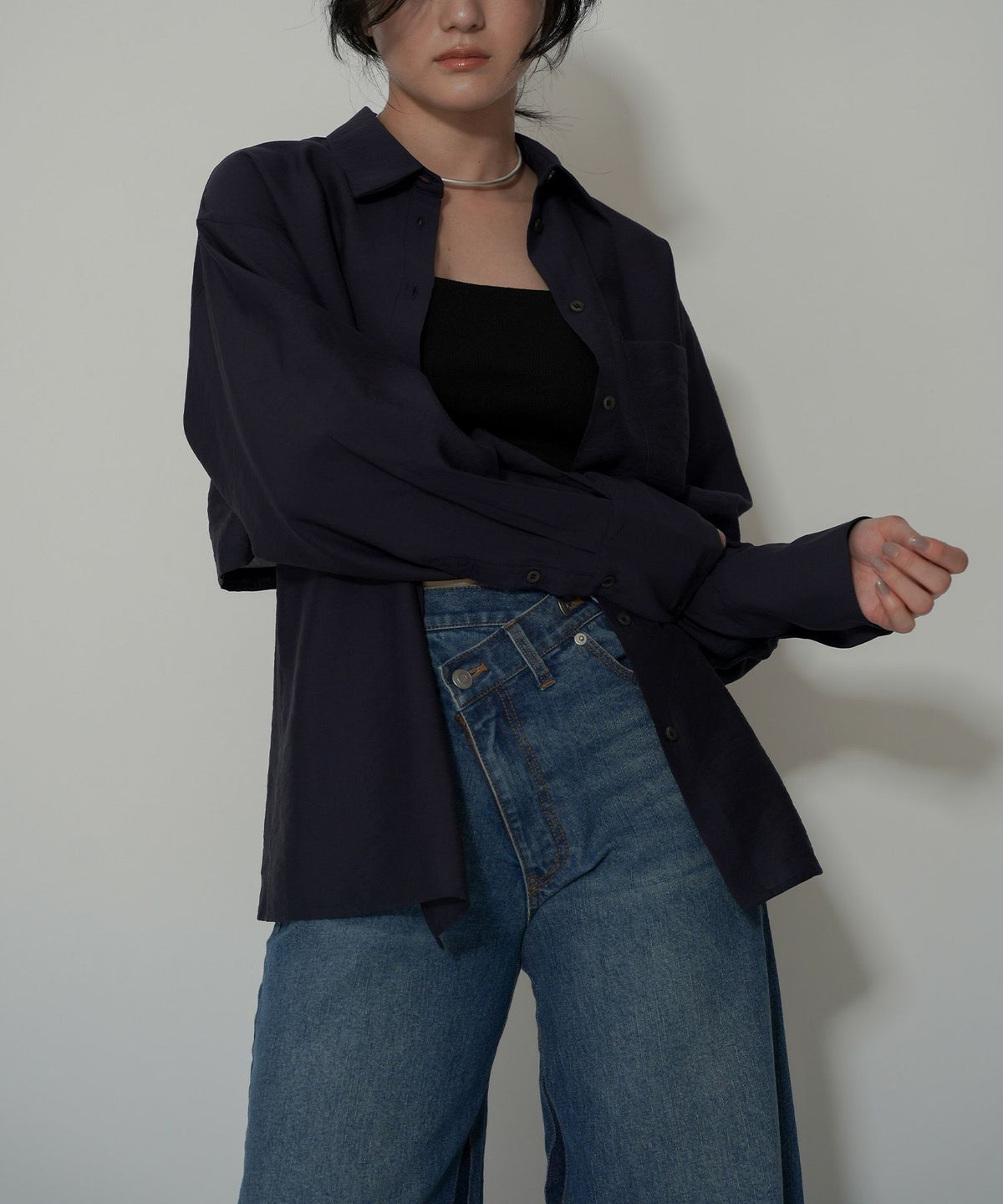 ラップ ウエスト ワイド デニム KINO THE KEI