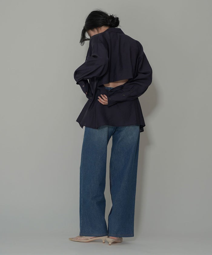 ラップ ウエスト ワイド デニム KINO THE KEI