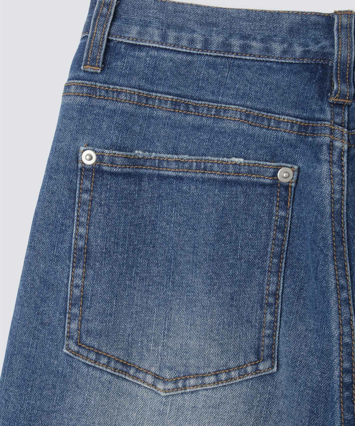 ラップ ウエスト ワイド デニム KINO THE KEI