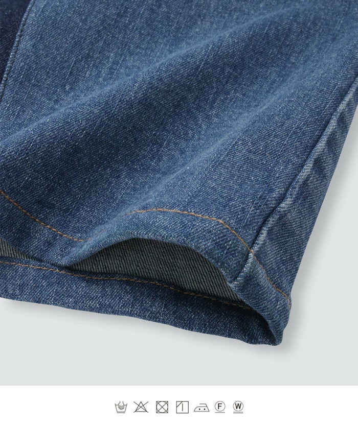 ラップ ウエスト ワイド デニム KINO THE KEI