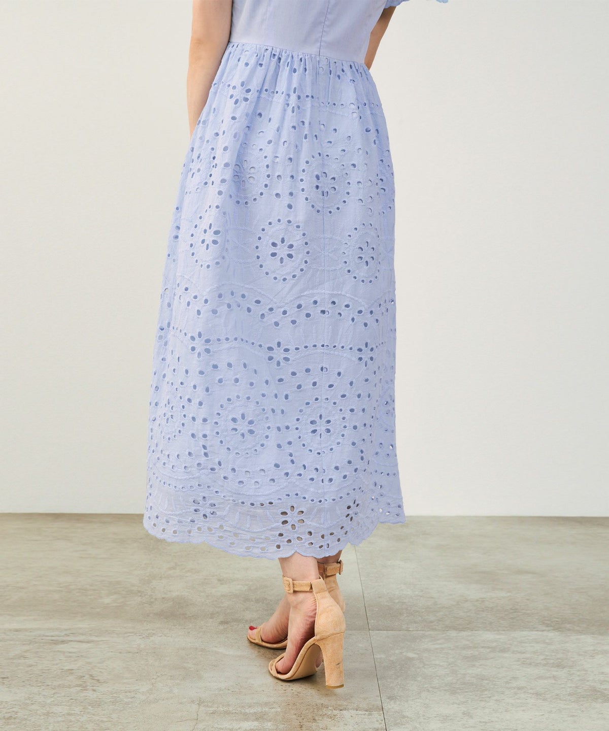 手洗い可Vネックレースおしゃれフェミニンナチュラル上品大人可愛いきれいめ夏ジョイントスペース