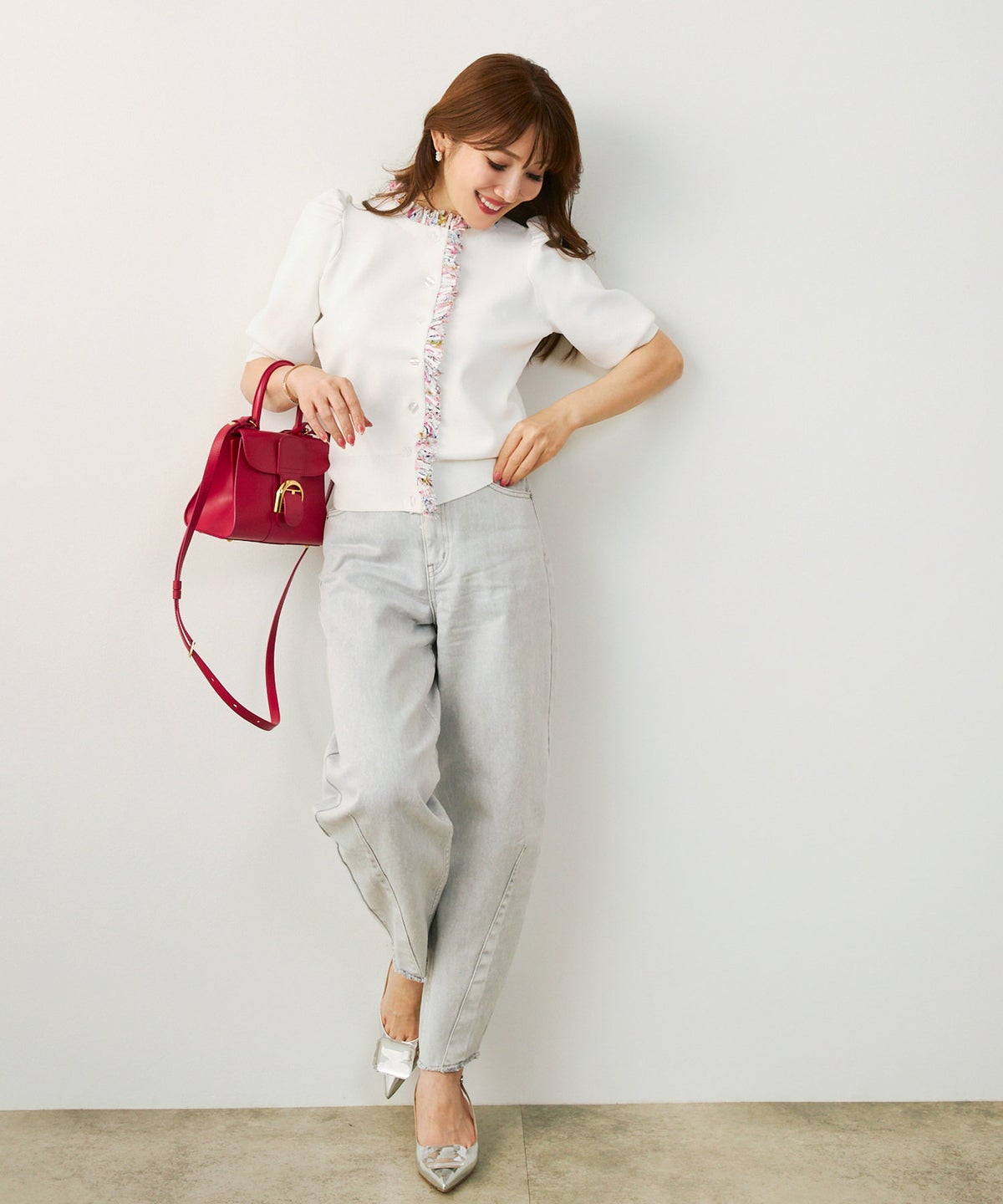 新色追加 手洗い可 オフィス パフ袖 おしゃれ フェミニン 上品 大人可愛い きれいめ シンプル カジュアル ジョイントスペース