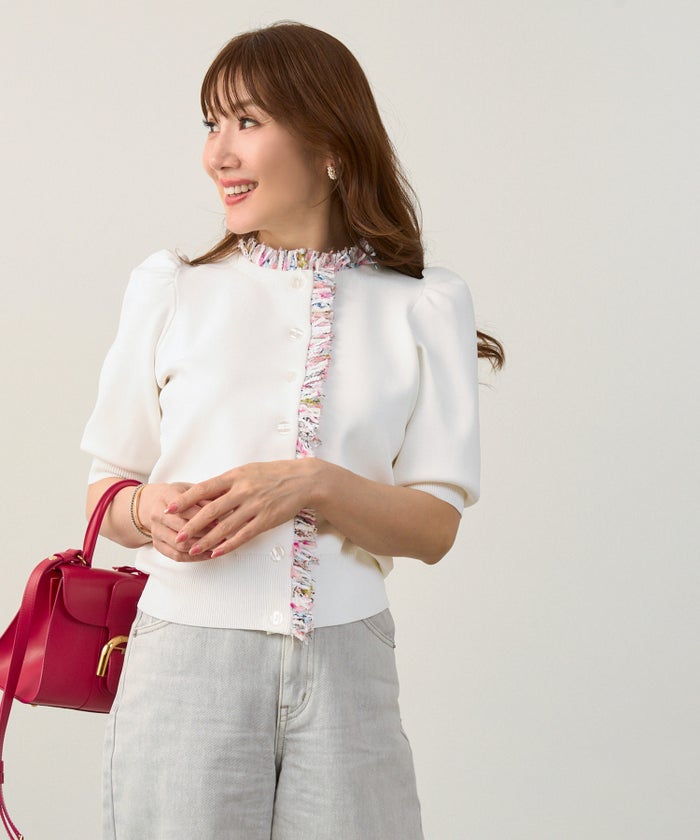 新色追加 手洗い可 オフィス パフ袖 おしゃれ フェミニン 上品 大人可愛い きれいめ シンプル カジュアル ジョイントスペース