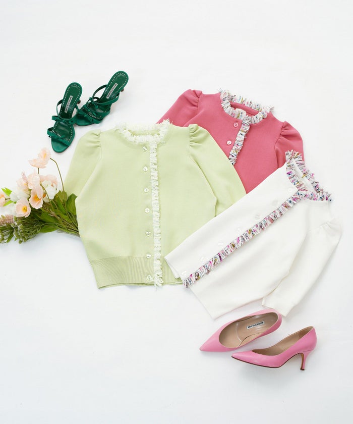 手洗い可体型カバーオフィスラウンドネックパフ袖おしゃれフェミニン上品大人可愛いきれいめシンプルカジュアルジョイントスペース