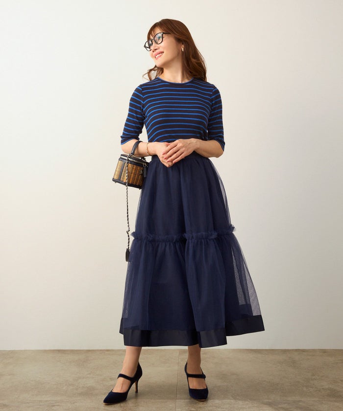 手洗い可上品きれいめエレガントふんわり大人可愛いフリルオールシーズンカジュアルフェニミンジョイントスペース