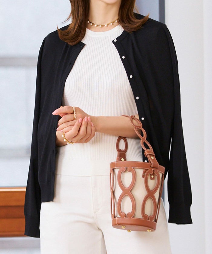 セレクトニットカーディガン長袖春夏サマーニットオフィスきれいめ大人薄手UVカット洗えるジョイントスペース