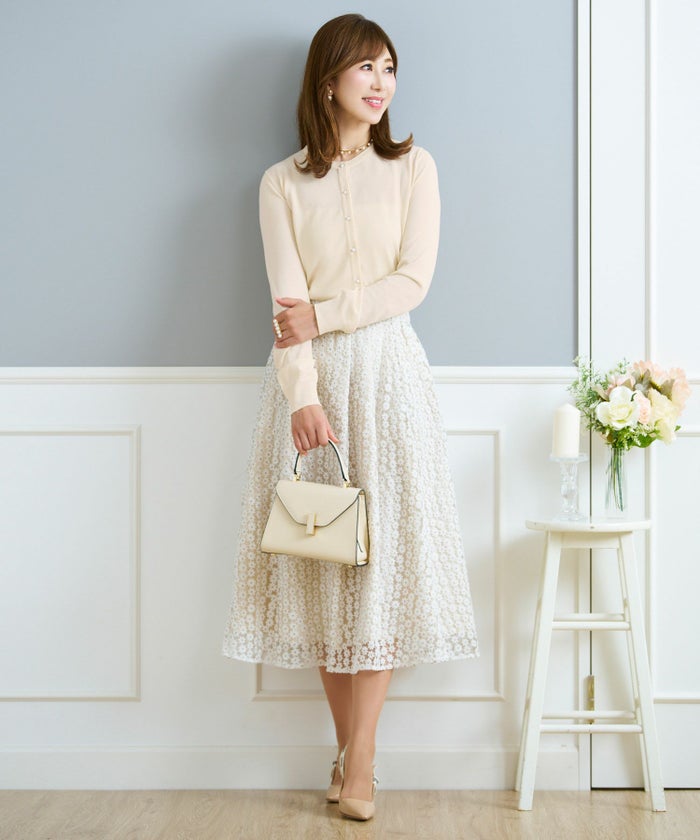 セレクトニットカーディガン長袖春夏サマーニットオフィスきれいめ大人薄手UVカット洗えるジョイントスペース