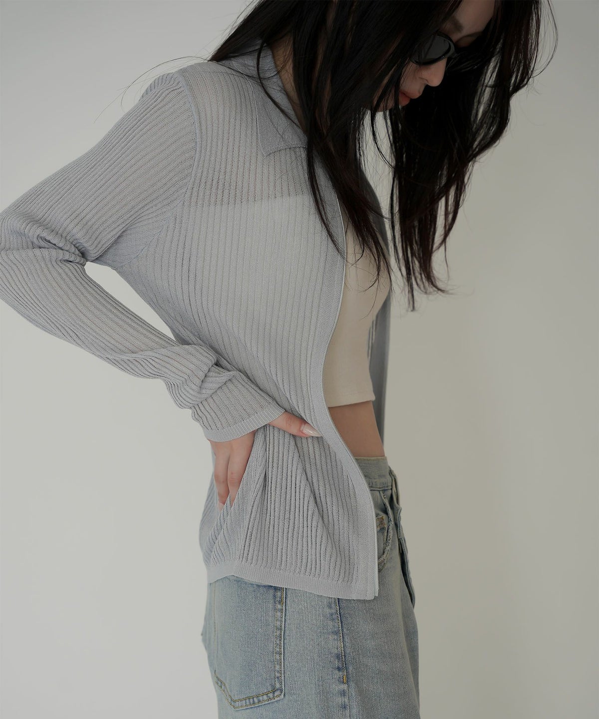 ストラップ付 バンドゥ キャミソール KINO THE KEI 全3色｜ktk561-0079【1】