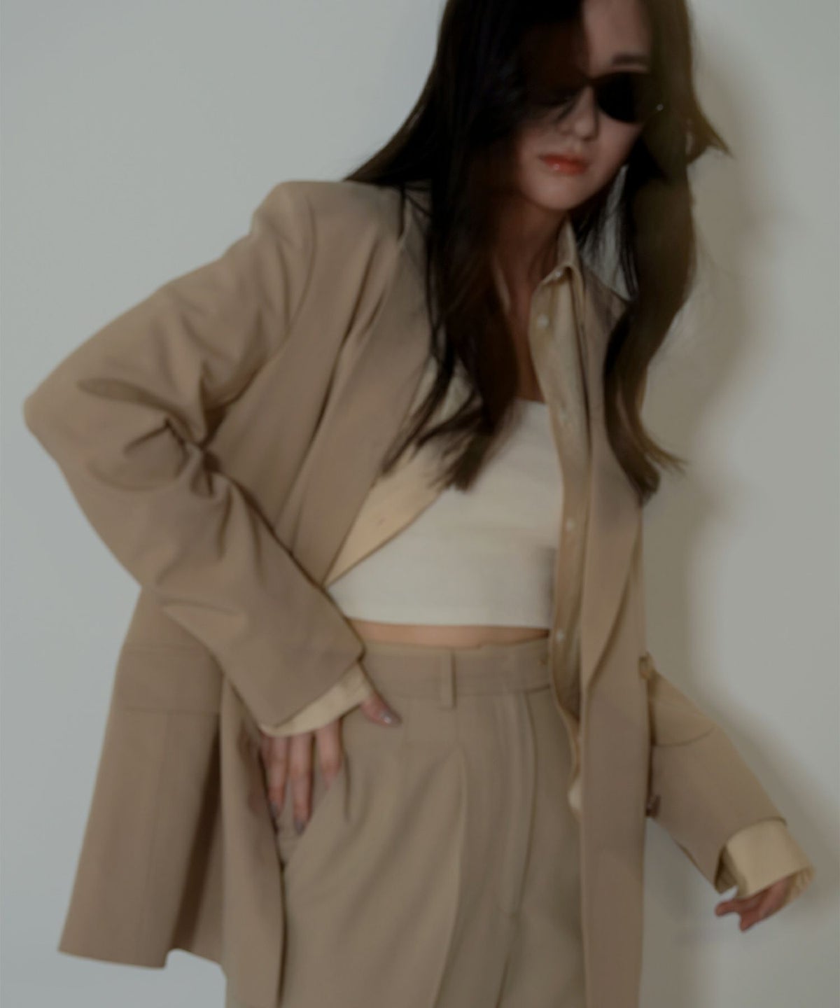 ストラップ付 バンドゥ キャミソール KINO THE KEI 全3色｜ktk561-0079【1】