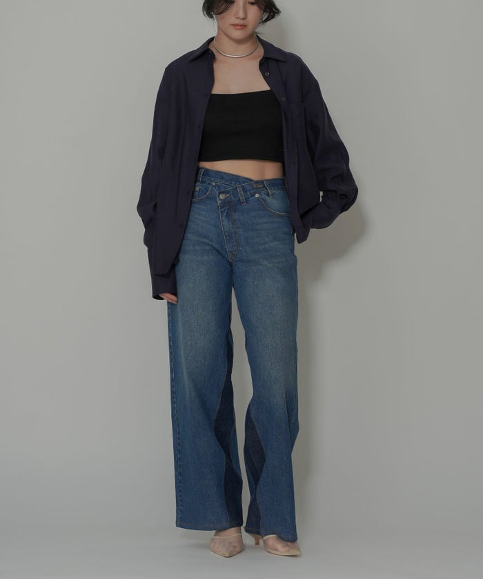 ストラップ付 バンドゥ キャミソール KINO THE KEI 全3色｜ktk561-0079【1】