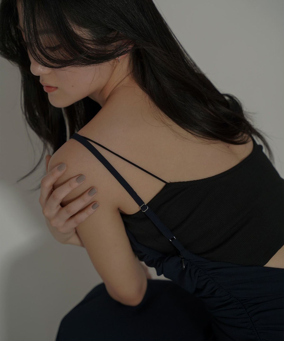 ストラップ付 バンドゥ キャミソール KINO THE KEI 全3色｜ktk561-0079【1】