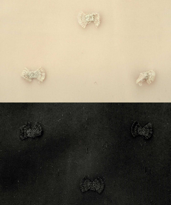 レディース/ボトムス/スカート/タイトスカート/カットソー/ワンマイル/旅行/運動会/お出かけ/オフィスカジュアル/きれいめ/動きやすい/エレガント/カジュアル/フェミニン/刺繍/楽ちん/ウエストゴム/アイボリー/ブラック