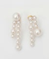 パール アシンメトリー ピアス イヤリング Pearl Asymmetry Pierce Earring