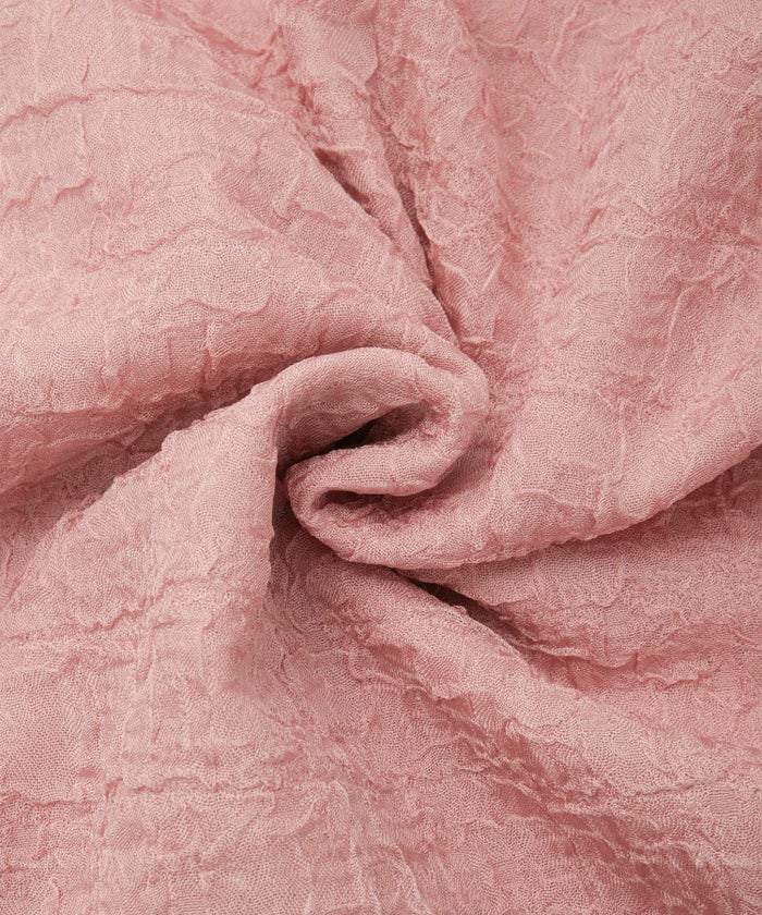 キャミワンピース ロングワンピース スカーフ ピンク/ブルーグリーン/M