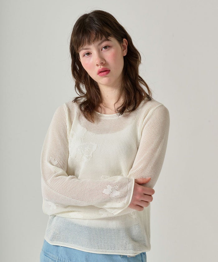 トップス/ニット/透かし編み