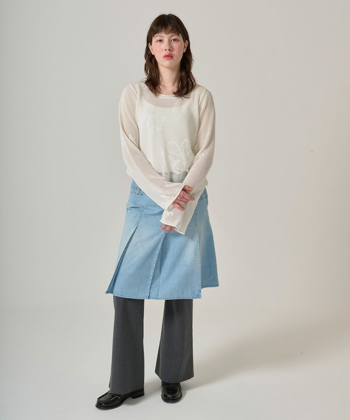 トップス/ニット/透かし編み