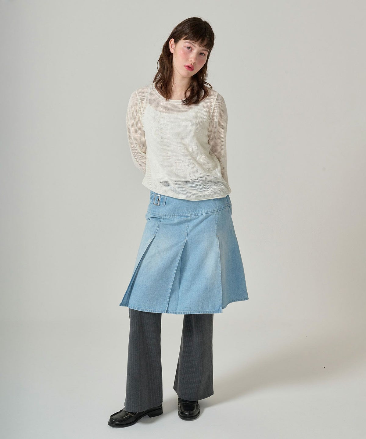 トップス/ニット/透かし編み