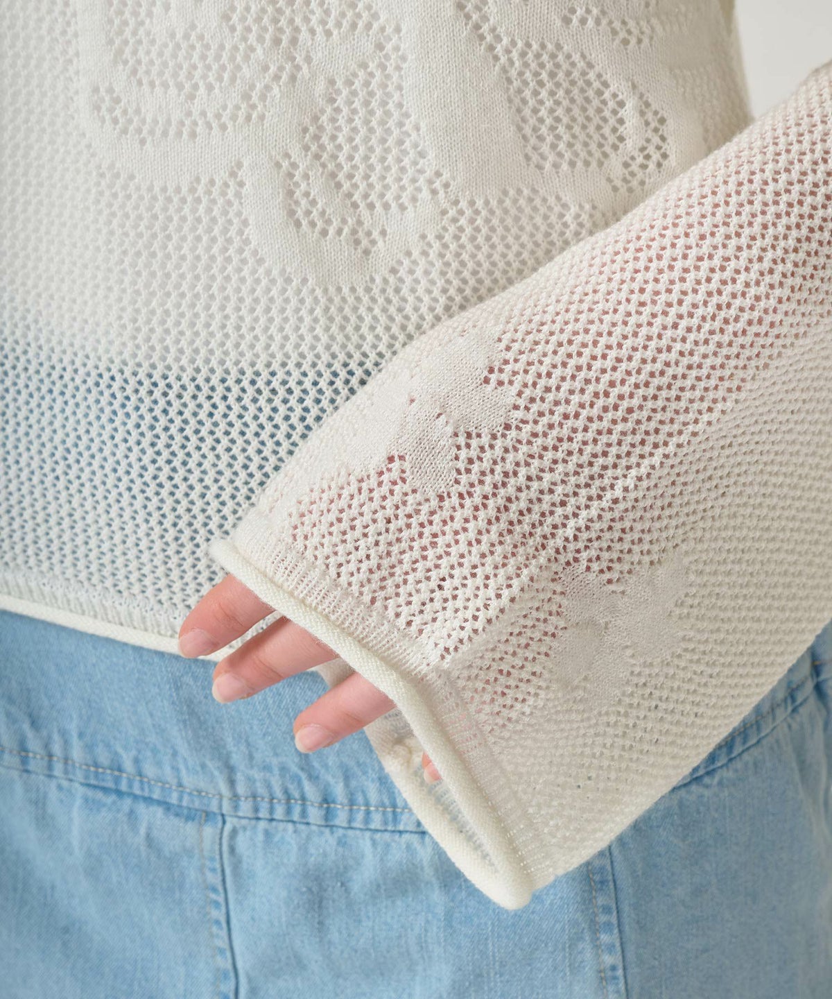 トップス/ニット/透かし編み