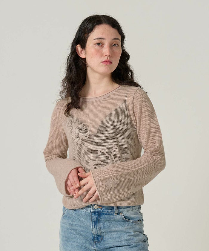 トップス/ニット/透かし編み