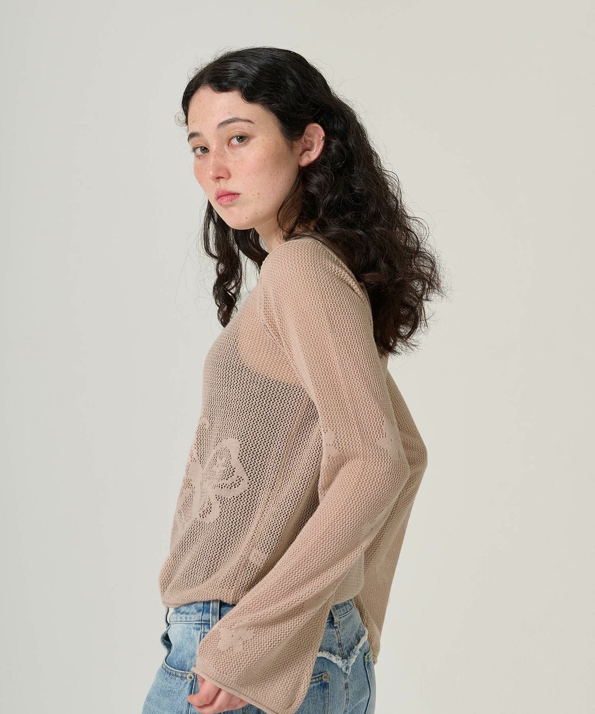 トップス/ニット/透かし編み