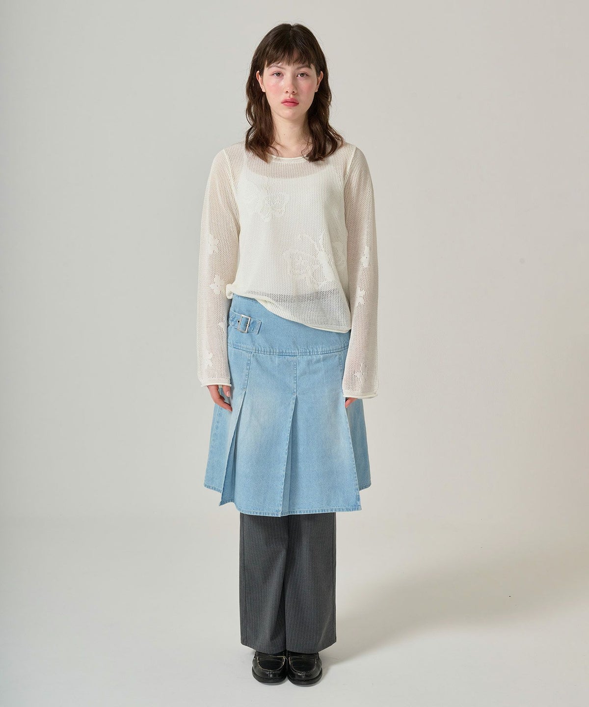 トップス/ニット/透かし編み