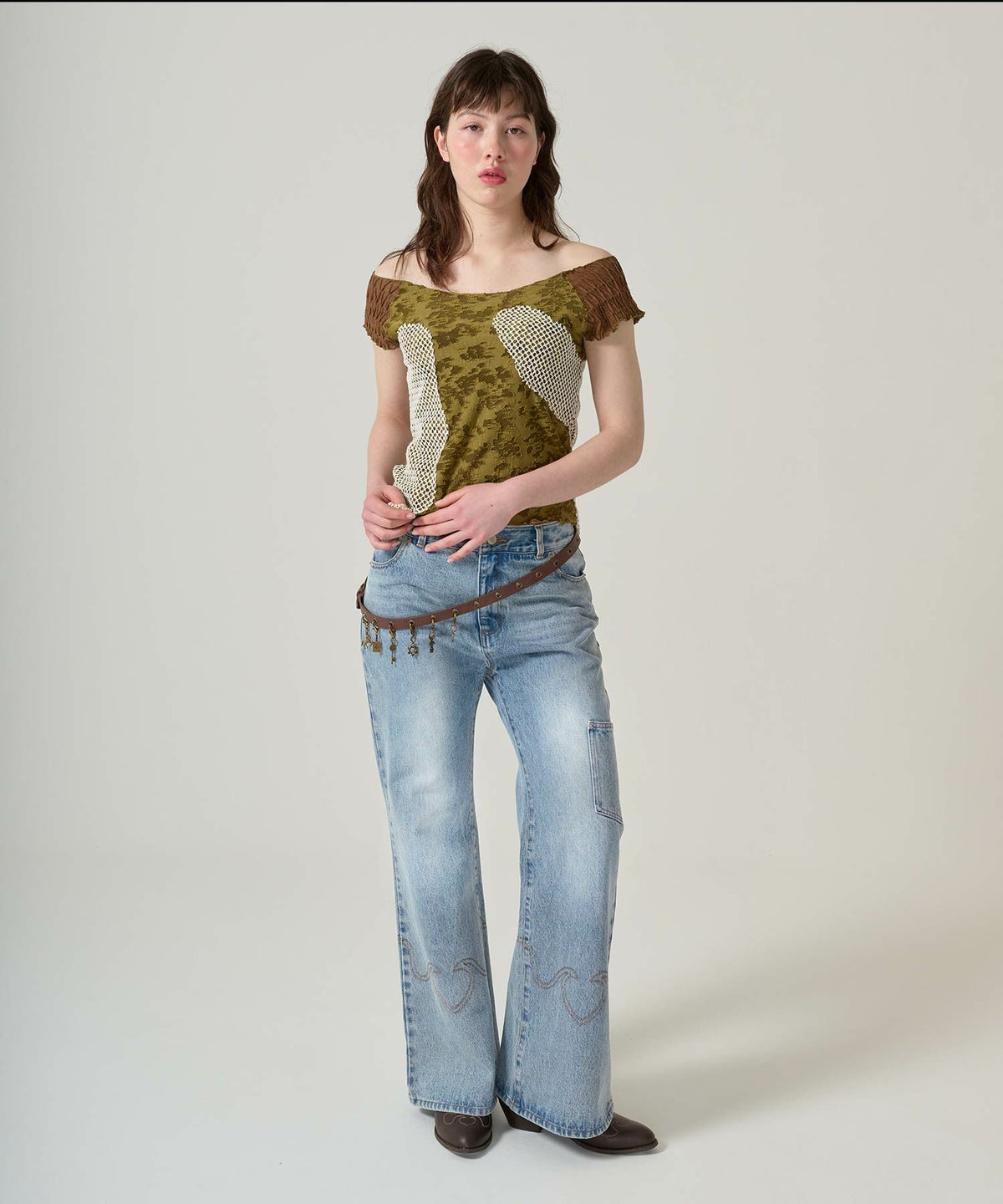 デニム/ブルー/ウエスタンライク