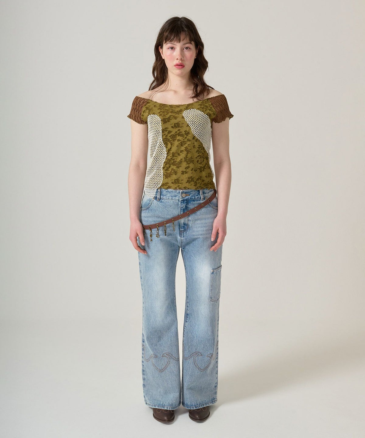 デニム/ブルー/ウエスタンライク