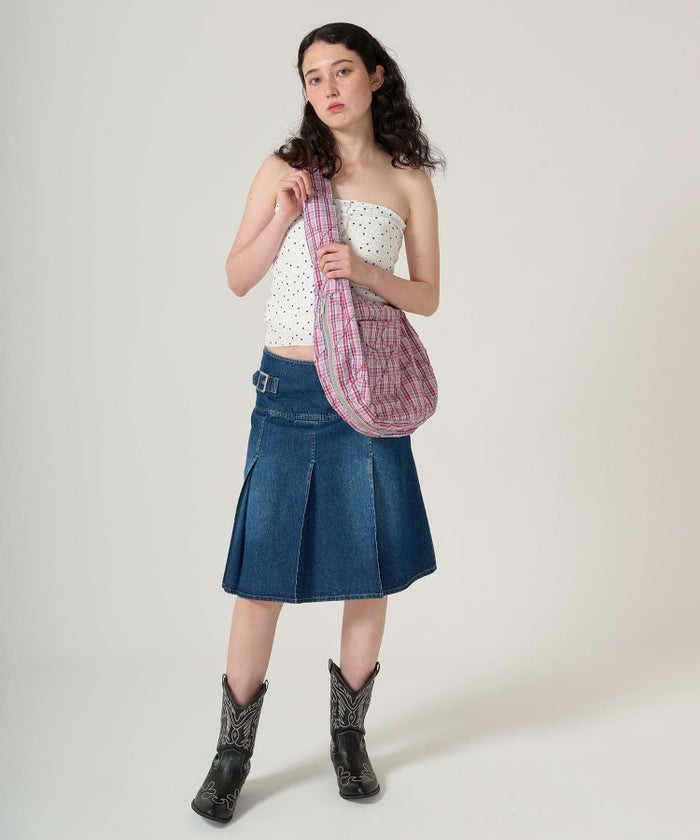 トップス/チューブトップ/スター/ドット